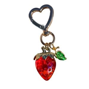 Strawberry Keyring Bag Pendant